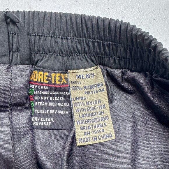 Tourney Waterproof Pants Mens‎ Large Black Stretch Adjustable Waist Golf Slacks - Picture 11 of 16